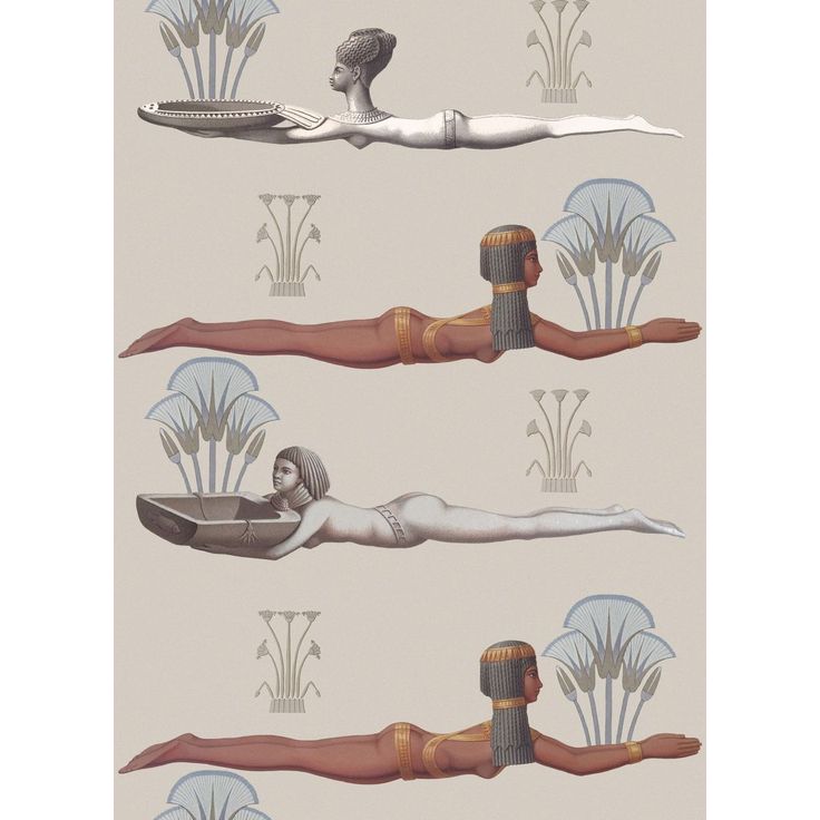 Paneelitapetti Mindthegap Egyptum Taupe, 1.56x3m