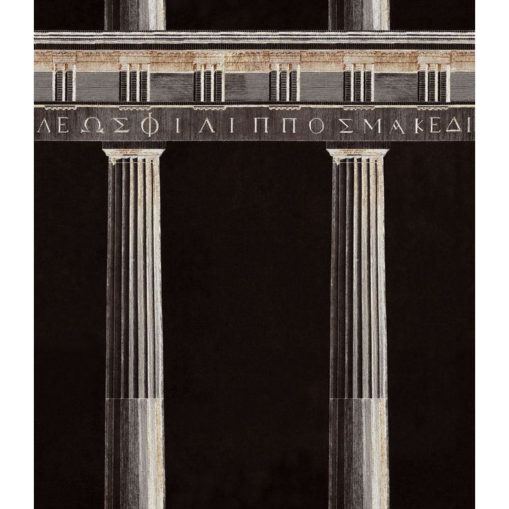 Paneelitapetti Mindthegap Athena Anthracite, 1.56x3m