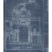 Paneelitapetti Mindthegap Garnier Blue, 1.56x3m (MTG-WP20216)