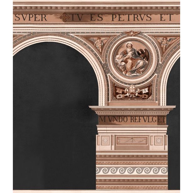Paneelitapetti Mindthegap Basilique Copper, 1.56x3m
