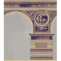 Paneelitapetti Mindthegap Basilique Brass, 1.56x3m