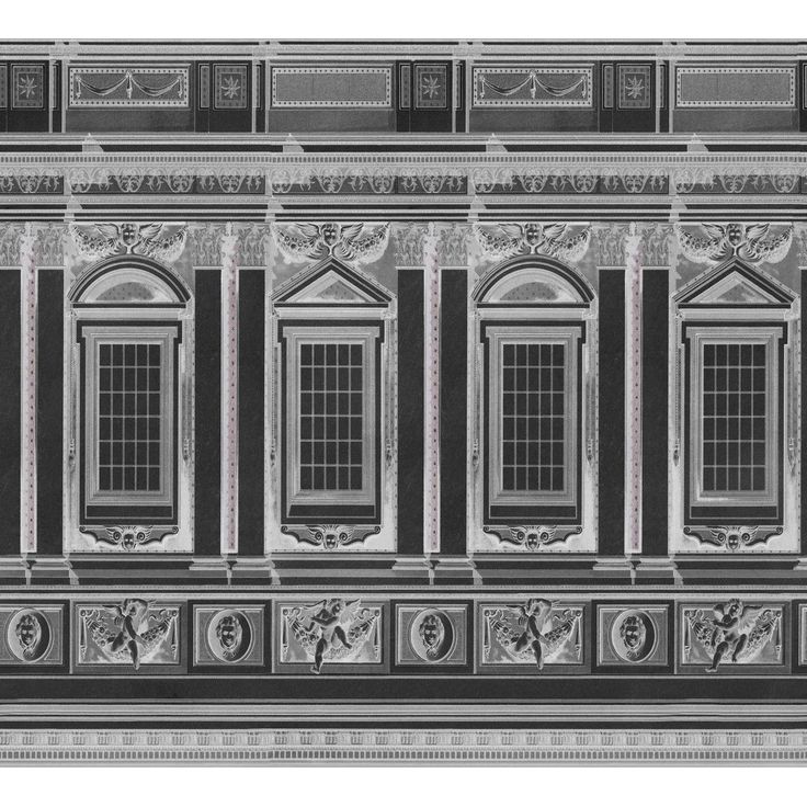 Paneelitapetti Mindthegap Vaticano Anthracite, 1.56x3m