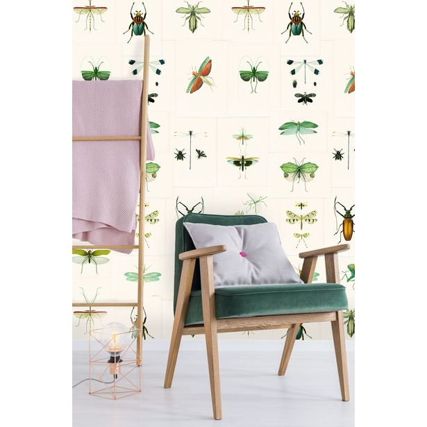 Paneelitapetti Mindthegap Entomology Green, 1.56x3m