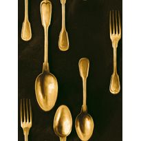Paneelitapetti Mindthegap Cutlery Brass, 1.56x3m