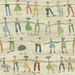 Paneelitapetti Mindthegap Little People, 1.56x3m (MTG-WP20273)