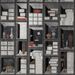 Paneelitapetti Mindthegap Korean Library, 1.56x3m, harmaa (MTG-WP20421)