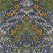 Paneelitapetti Mindthegap Floral ornament, 1.56x3m, sininen/oranssi (MTG-WP20453)