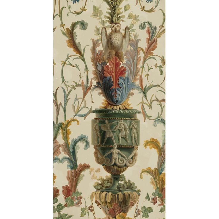 Paneelitapetti Mindthegap Le jardin secret, 1.56x3m, beige