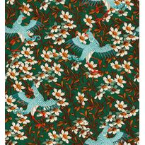 Paneelitapetti Mindthegap Chinoise, 1.56x3m, tummanvihreä