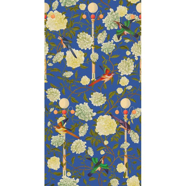 Paneelitapetti Mindthegap The Garden of Immortality, 1.56x3m, sininen