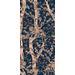 Paneelitapetti Mindthegap The Sacred Tree, 1.56x3m, tummansininen (MTG-WP20592)