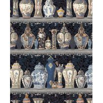 Paneelitapetti Mindthegap Ceramic Wonders, 1.56x3m, indigonsininen
