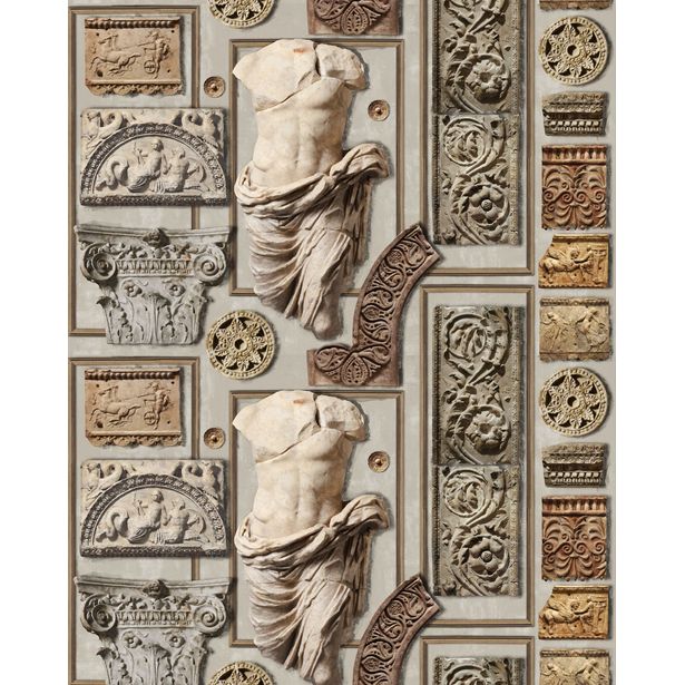 Paneelitapetti Mindthegap Rare Artifacts, 1.56x3m, beige
