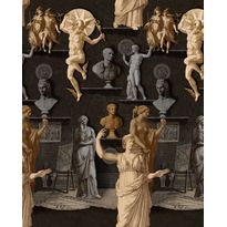 Paneelitapetti Mindthegap Statuary Chamber, 1.56x3m, tumma