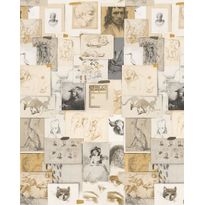 Paneelitapetti Mindthegap The Mood Board, 1.56x3m, beige