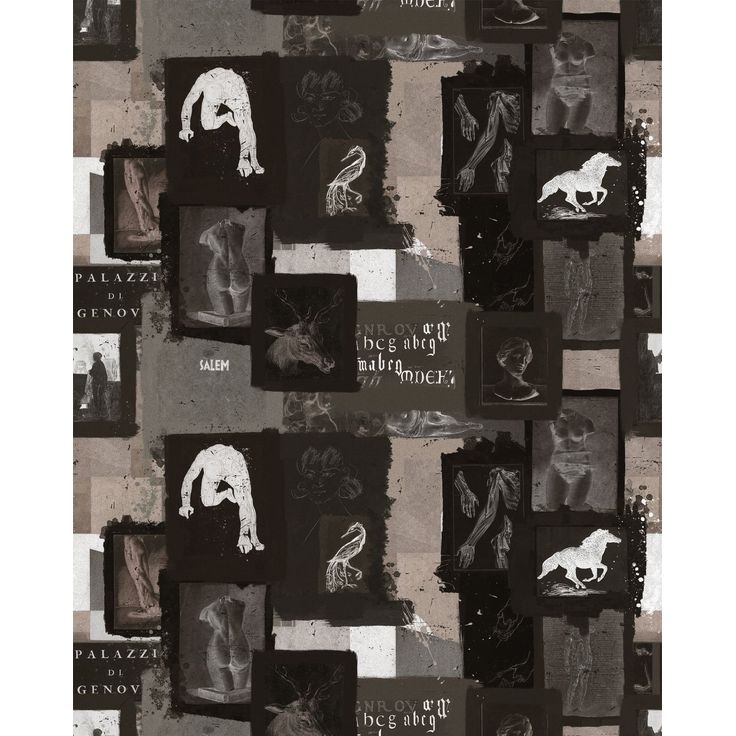 Paneelitapetti Mindthegap The Studio, 1.56x3m, tumma