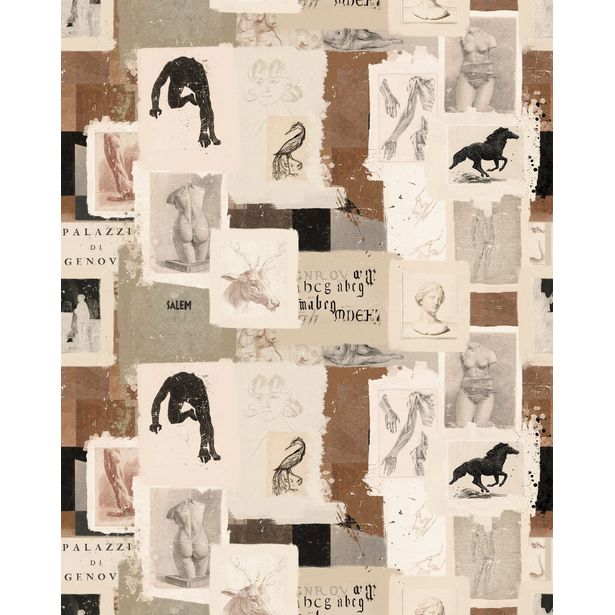 Paneelitapetti Mindthegap The Studio, 1.56x3m, beige