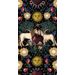 Tapetti Mindthegap Mirage, 1.56x3m, tummansininen (MTG-WP20623)
