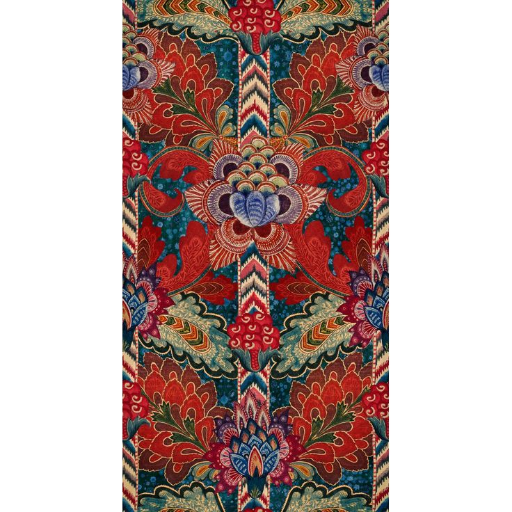 Tapetti Mindthegap Psychedelia, 1.56x3m, punainen