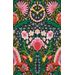 Tapetti Mindthegap Susie Q, 1.56x3m, vihreä/vaaleanpunainen (MTG-WP20628)