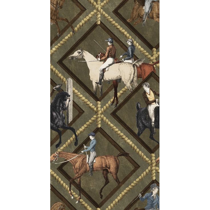 Paneelitapetti Mindthegap Gymkhana, 1.56x3m, harmaa