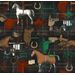 Paneelitapetti Mindthegap The Jockey, 1.56x3m, haalea (MTG-WP20643)