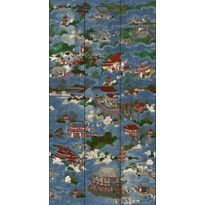 Paneelitapetti Mindthegap Floating World, 1.56x3m, sininen