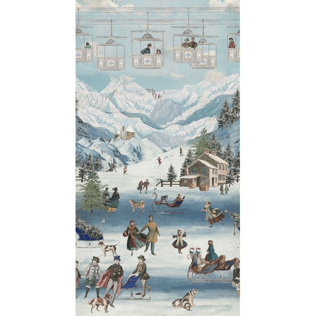 Kuvatapetti MindTheGap Kaprun, 1.56x3m, vaaleansininen, non-woven