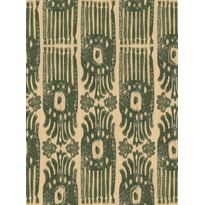 Tapetti Mindthegap Tribal Ikat, myrkynvihreä