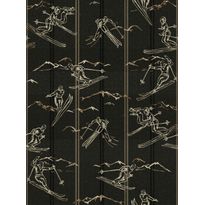 Tapetti MindTheGap Ischgl, musta, non-woven (MTG-WP30132)