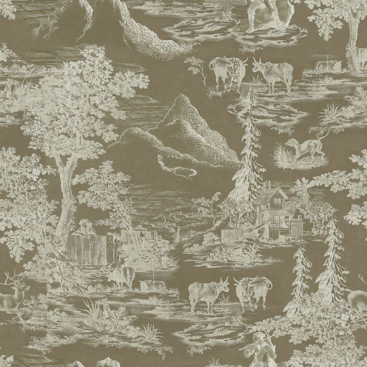 Tapetti MindTheGap Toile Du Tyrol, non-woven