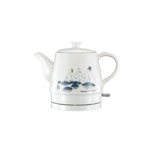 Keraaminen vedenkeitin Muumi Romance Meren rannalla 19130010, 0,8l, valkoinen