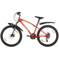 Maastopyörä 21 vaihdetta 26&quot; renkaat 36 cm runko punainen