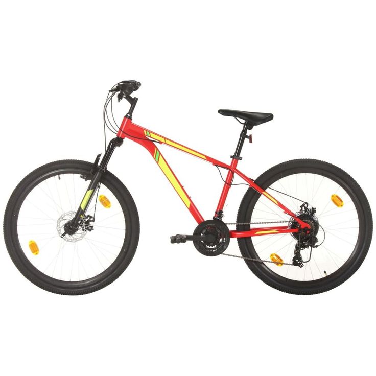 Maastopyörä 21 vaihdetta 27 5 renkaat 38 cm runko punainen