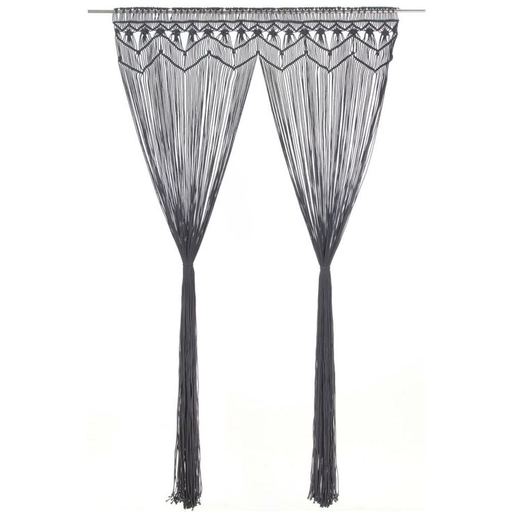 Macrame verho antrasiitti puuvilla 140x240cm_1