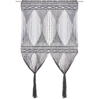 Macrame verho puuvilla antrasiitti 140x240cm