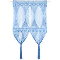 Macrame verho puuvilla sininen 140x240cm