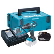 Akkuiskuporakonesarja Makita LXT DHP490Z, 18V, 3.0Ah akulla + Makpac 2
