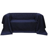 Mikrokuitu sohvan suojapäällinen laivaston sininen 210x280cm