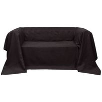 Mikrokuitu sohvan suojapäällinen ruskea 270 x 350 cm