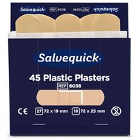 Muovilaastari Cederroth Salvequick, 6 x 45 kpl