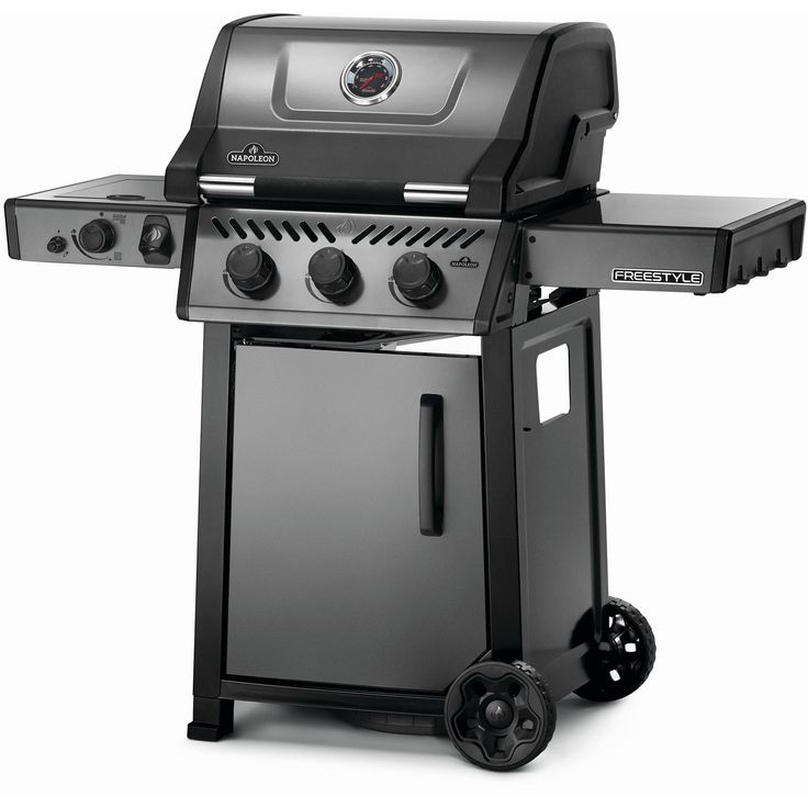 Kaasugrilli Napoleon Freestyle 365, 3 poltinta, sivupoltin