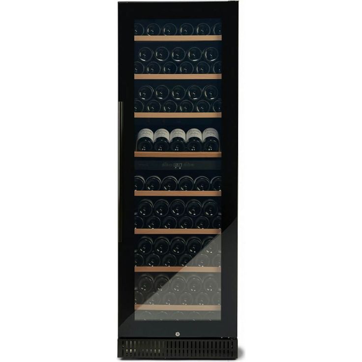 Viinikaappi Norcool Cave 170 DZ, 59.5cm, 2 lämpötila-aluetta, vapaasti seisova, musta