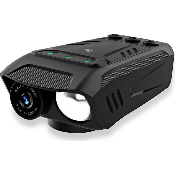Pyöräkamera valolla ja torvella Nedis CCAM100BK Full HD