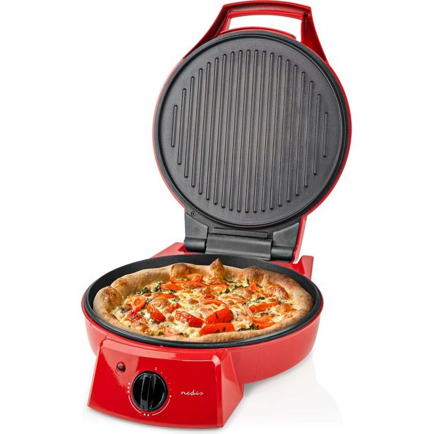 Pizzauuni ja grilli Nedis FCPM100FRD, 1800W