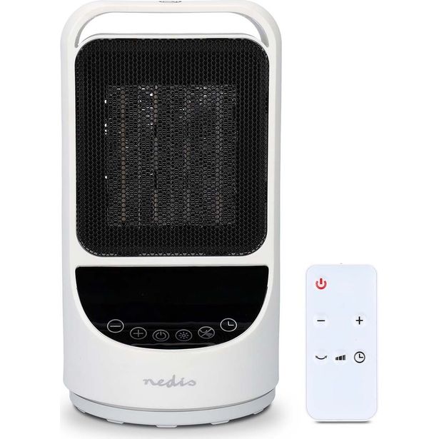 Puhallinlämmitin Nedis HTFA22WTW SmartLife Wi-Fi 1500W valkoinen