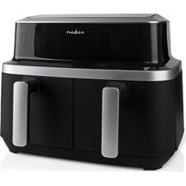 Airfryer kahdella korilla Nedis KAAF320BK, 2x4.2l