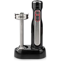 Sauvasekoitin Nedis KAHB600BK, 100W, musta/hopea
