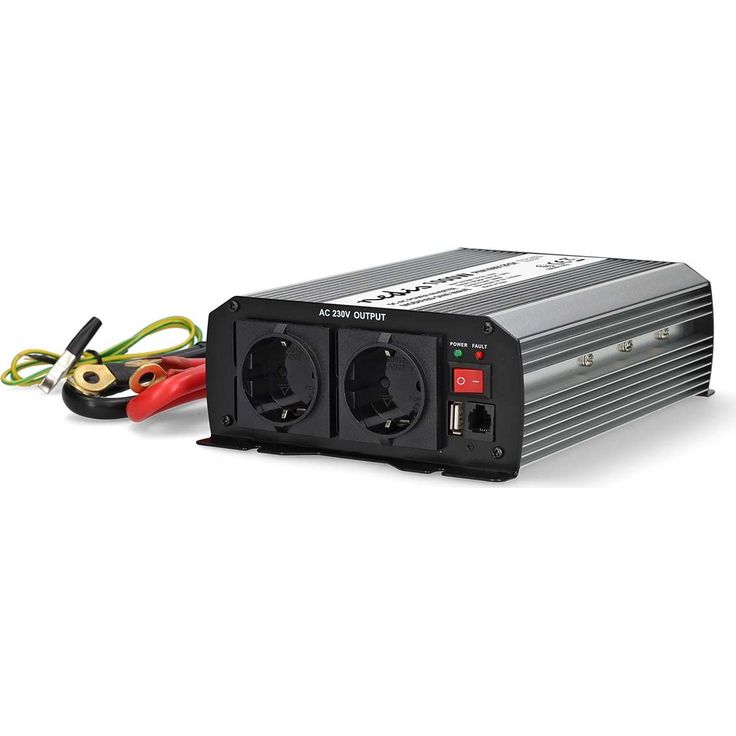Invertteri Nedis PIM100012FGY 12V 1000W muokattu siniaalto