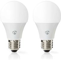 LED-lamppu Nedis SmartLife RGB Wi-Fi WIFILRC20E27, 9W, E27, 2700-6500K, 2kpl